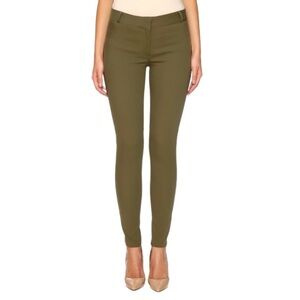 Veronica Beard Olive Green Skinny Pants
